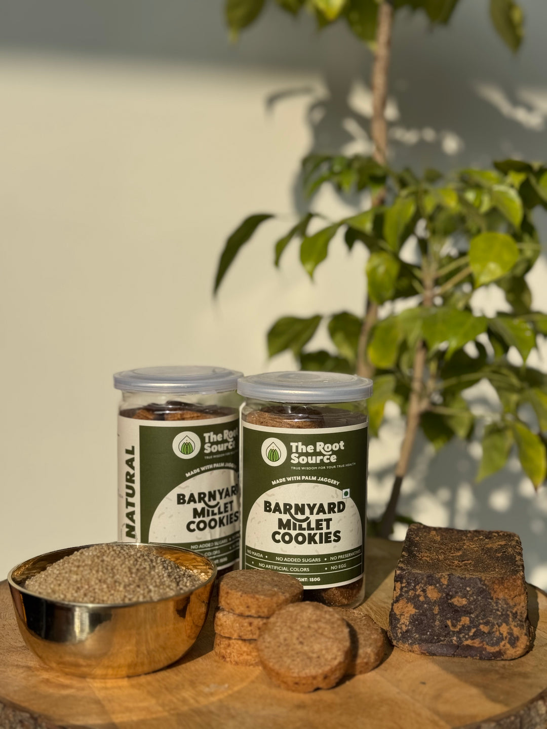 Palm Jaggery Barnyard Millet Cookies
