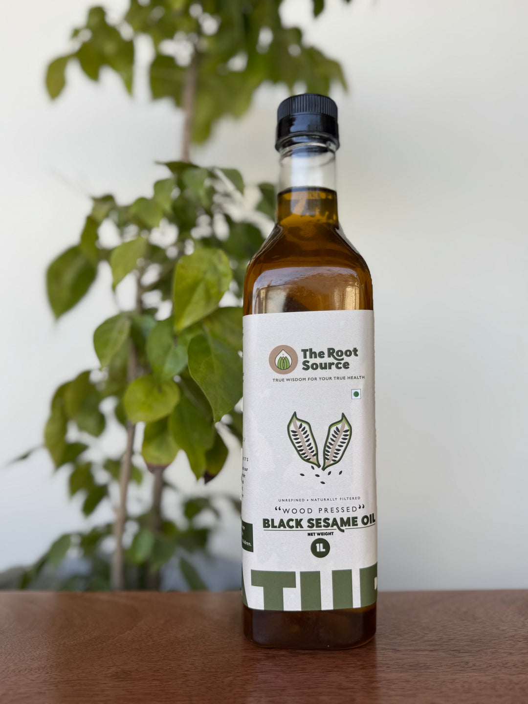 Wood Pressed Black Sesame Oil