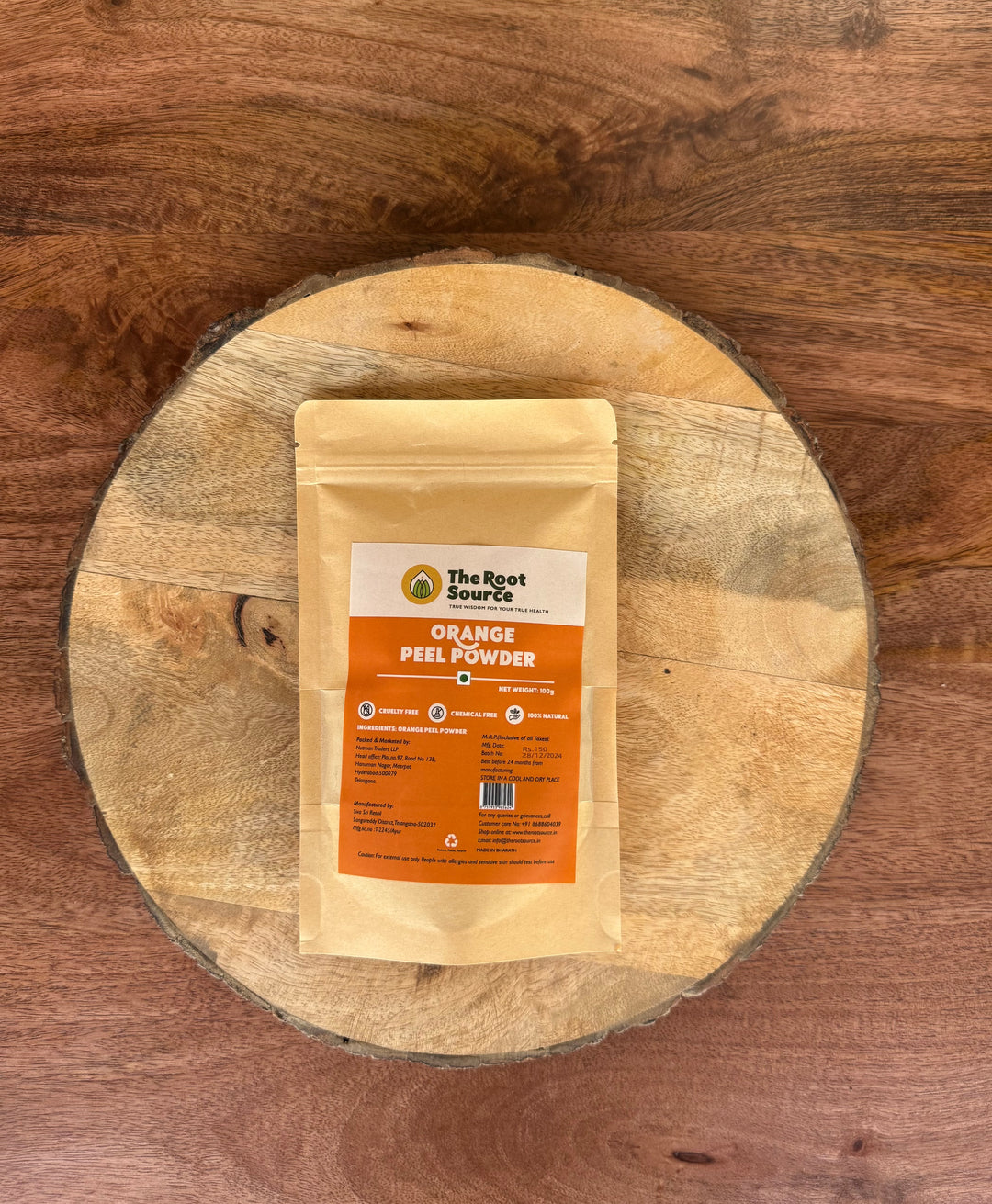 Orange Peel Powder, 100gm