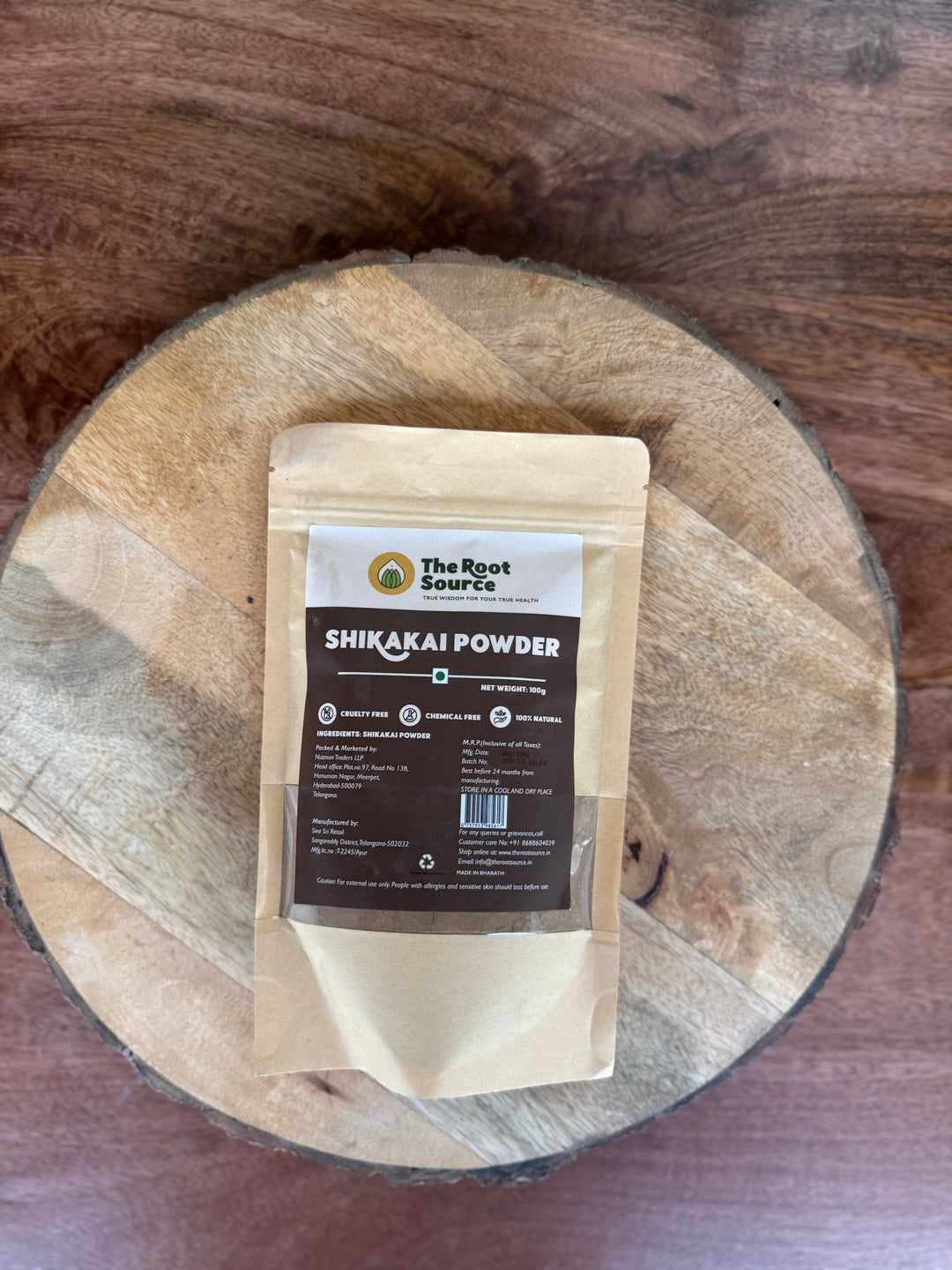 Shikakai Powder, 100gm