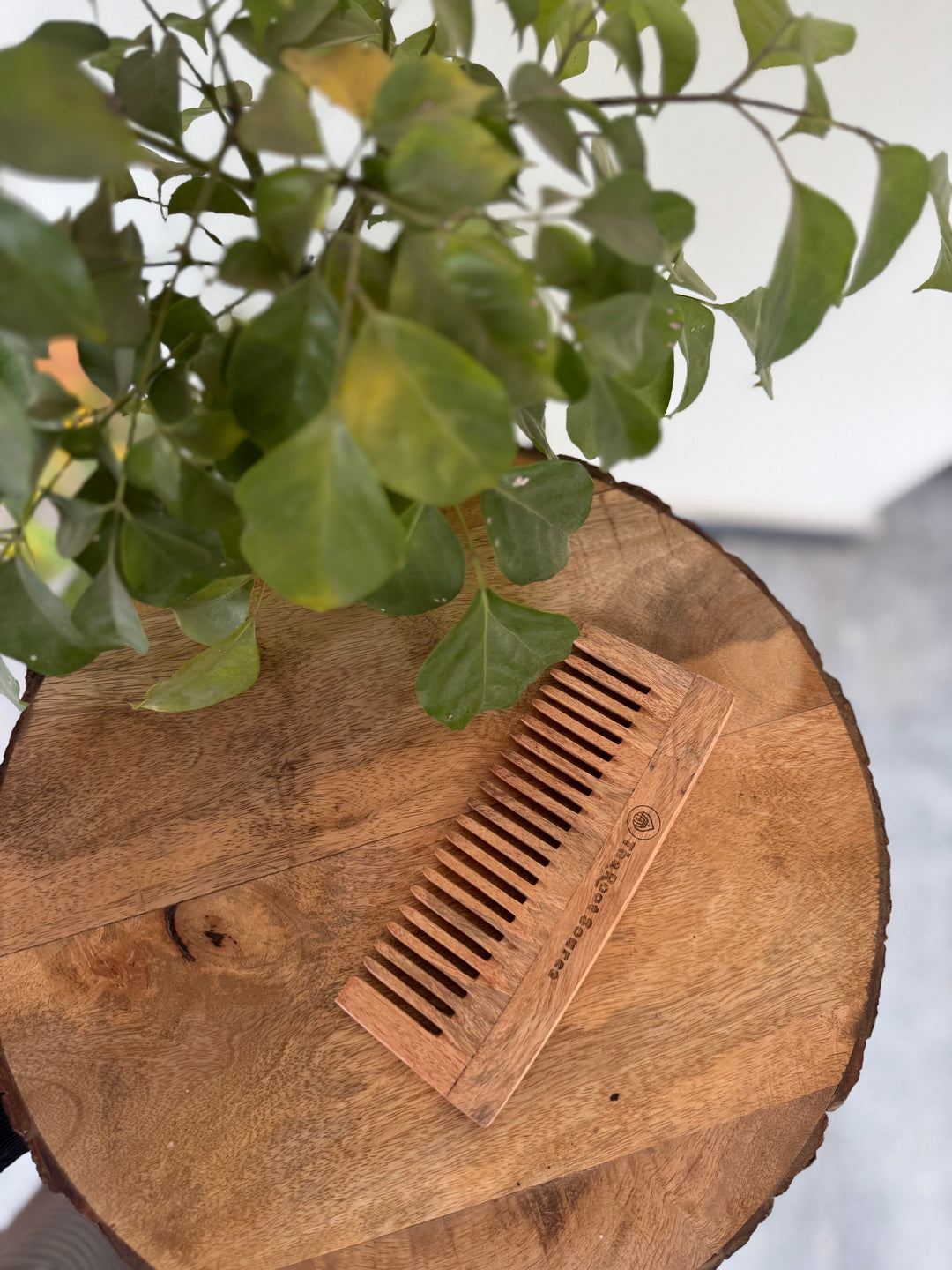 Neem Wood Shampoo Comb