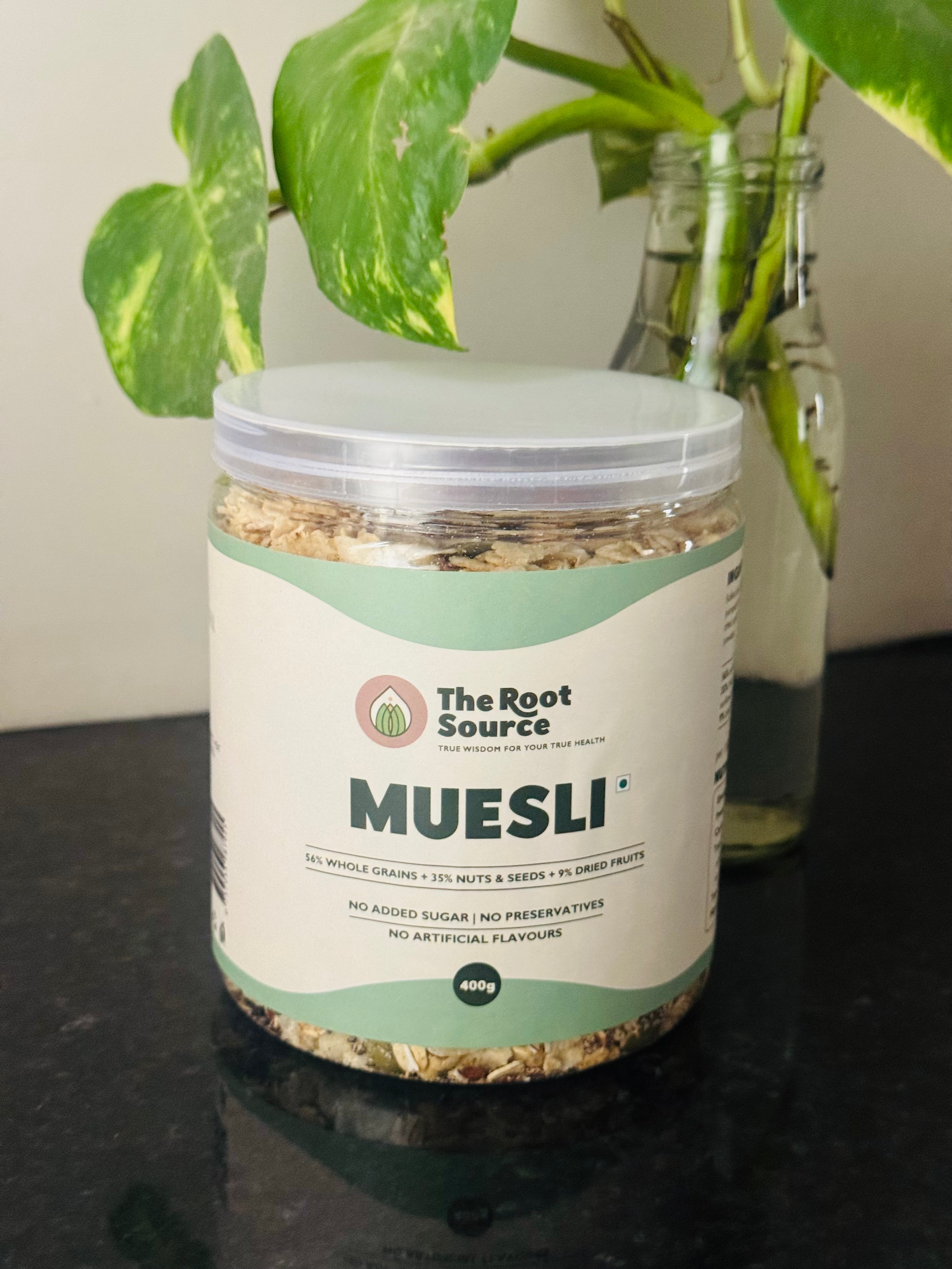 Muesli(Unsweetened) 400g – The Root Source