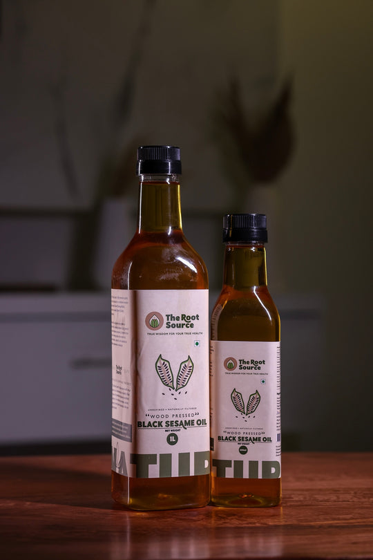 Wood Pressed Black Sesame Oil